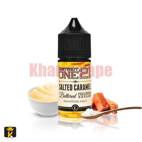 Five Pawns District One21 - Salted Caramel salt nic (1)