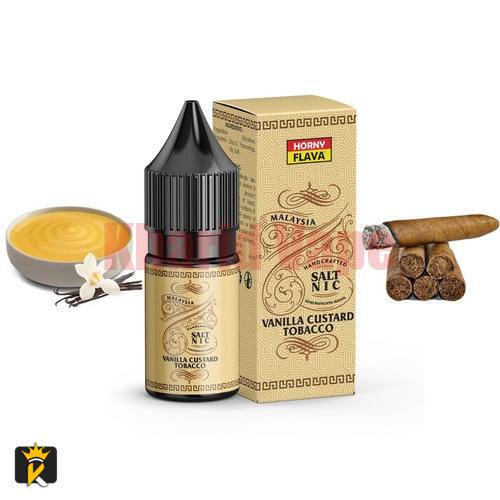 Horny Flava Vanilla Custard Tobacco Salt Nic (1)