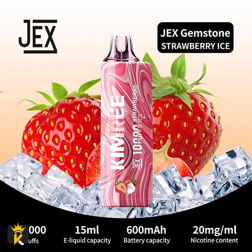 jex-grenade-disposable-vape-by-kimree-10000puffs Strawberry Ice